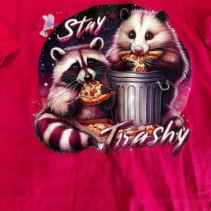 Pink Short Sleeve Tee Casual Top